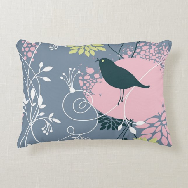 Almofada Decorativa Teste padrão floral 9 (Frente)