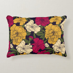 Almofada Decorativa Teste padrão floral elegante