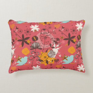Almofada Decorativa Teste padrão floral retro 7