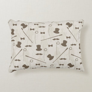 Almofada Decorativa Teste padrão retro para o homem 2