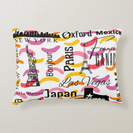 Almofada Decorativa Texto único abstrato design de pré-disquete modern