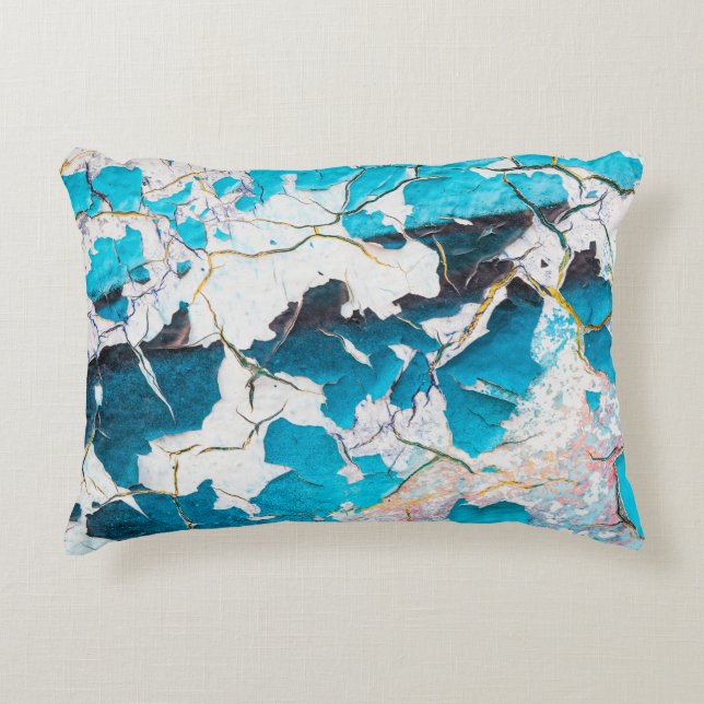 Almofada Decorativa Texturas antigas de parede esmerilada e terremoto  (Frente)