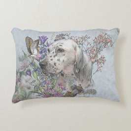 Almofada Decorativa The English Setter Portrait , art