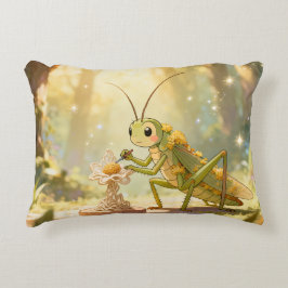 Almofada Decorativa The Grasshopper and the Nectar Artwork.1