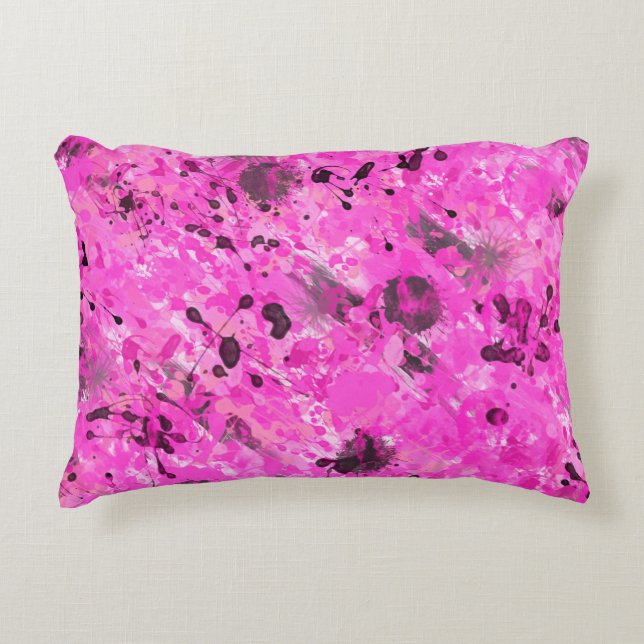 Almofada Decorativa Tinta Rosa (Frente)