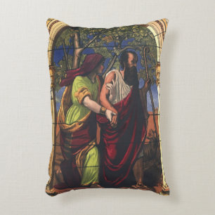 Almofada Decorativa Tobias Cego e Esposa Anna, Religião Antiga