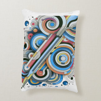 Almofada Decorativa Todas as cores Paleta arco-íris Design de arte T-S