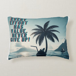 Almofada Decorativa Todo Esforço Que Importa Nunca Desiste
