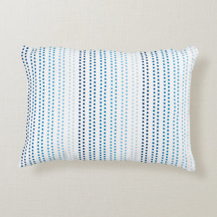 Almofada Decorativa Tons de azul com cor de fundo mutável