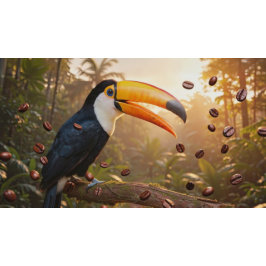 ALMOFADA DECORATIVA TOUCAN - COFFEE QUEEN