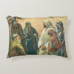 Almofada Decorativa Trabalhando no Sábado, Religião Vintage