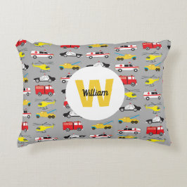 Almofada Decorativa Transporte Personalizado De Veículos De Emergência