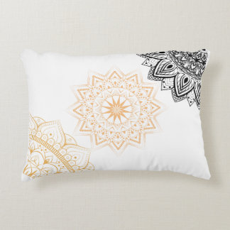 Almofada Decorativa Travesseira Boho Floral Aquarela