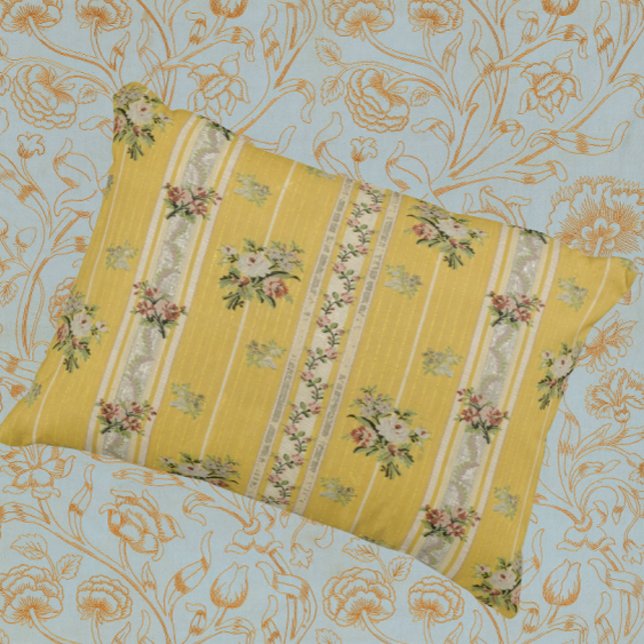 Almofada Decorativa Travesseira de Acabamento com Design de Papel de P (Vintage antique pattern)