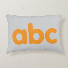 Almofada Decorativa Travesseiro ABC primário para playful