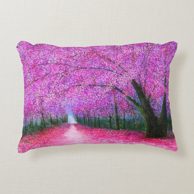 Almofada Decorativa travesseiro ACCENT "Cherry Blossom" (Frente)