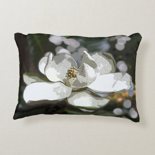Almofada Decorativa Travesseiro Acento Magnolia 2760 (Verso)
