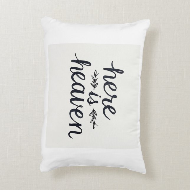 Almofada Decorativa Travesseiro ao céu (Verso(Vertical))