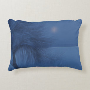 Almofada Decorativa Travesseiro Azul Mundo Congelado