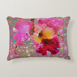 Almofada Decorativa Travesseiro bonito Colorida Paint Splatter