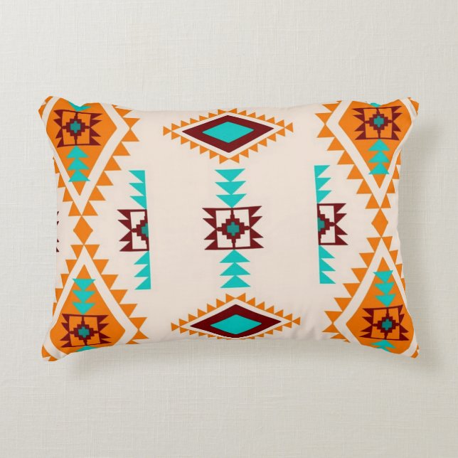 Almofada Decorativa Travesseiro com Acabamento Native Sun (Frente)