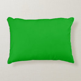 Almofada Decorativa Travesseiro com Acento Verde 40cm x 30cm