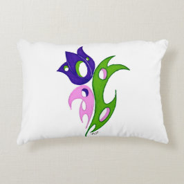Almofada Decorativa Travesseiro com Enfeite