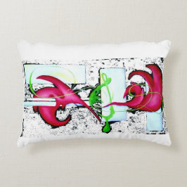 Almofada Decorativa Travesseiro com Enfeite