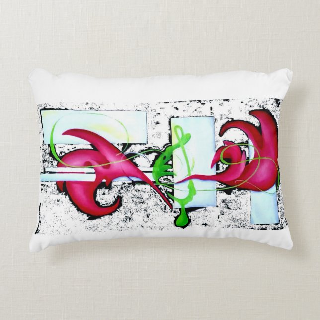 Almofada Decorativa Travesseiro com Enfeite (Frente)