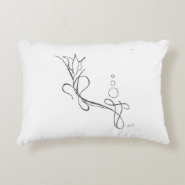 Almofada Decorativa Travesseiro com Enfeite