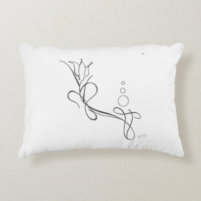 Almofada Decorativa Travesseiro com Enfeite (Frente)