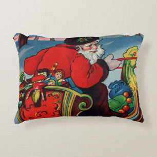 Almofada Decorativa Travesseiro com Sotaque do Papai Noel Vitoriano