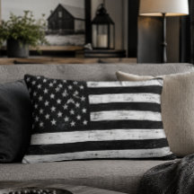 Travesseiro de Acabamento com Bandeira Americana