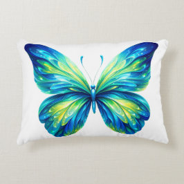 Almofada Decorativa Travesseiro de Acabamento Personalizado Borboleta 