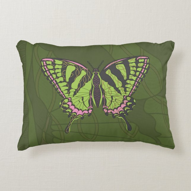 Almofada Decorativa Travesseiro de Acento Celtic Swallowtail (Frente)