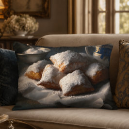 Almofada Decorativa Travesseiro de Acento de Beignets de Nova Orleans