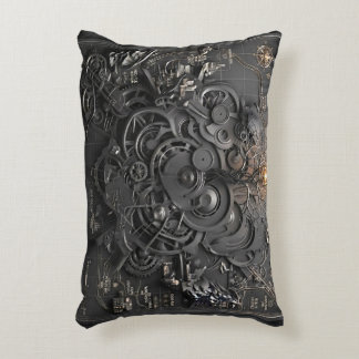 Almofada Decorativa Travesseiro de Acento de Mapa Mecânico Steampunk