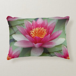 Almofada Decorativa Travesseiro de Acento Lily Lily de Lotus Rosa