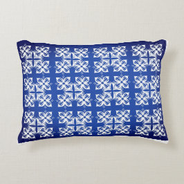 Almofada Decorativa Travesseiro de Algodão com Enfeite de Padrão Tradi