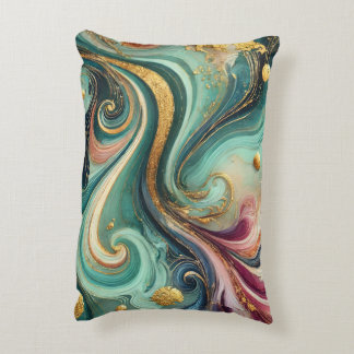 Almofada Decorativa Travesseiro de arte Elegante e Abstrato Magenta