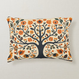 Almofada Decorativa Travesseiro de Arte Popular da Índia