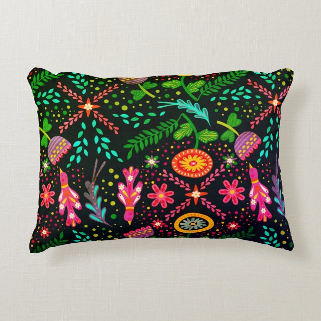 Almofada Decorativa Travesseiro de design abstrato de pássaro roxo (Frente)