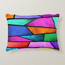 Almofada Decorativa Travesseiro de Destaque Azul Púrpura de Vidro Colo