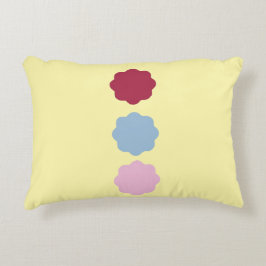 Almofada Decorativa Travesseiro de Destaque da Linha do Círculo