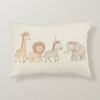 Almofada Decorativa Travesseiro de Destaque da Safari Animal Nursery W