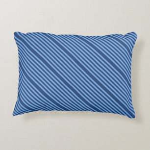 Almofada Decorativa Travesseiro de Destaque de Inverno da Faixa Azul