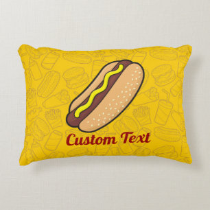 Almofada Decorativa Travesseiro de Destaque do Hotdog