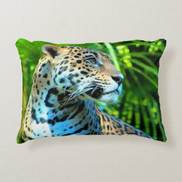 Almofada Decorativa Travesseiro de Destaque Jaguar - Série Wildlife