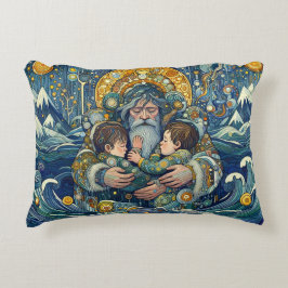 Almofada Decorativa travesseiro de Destaque "Noite Fria, Braços Fortes