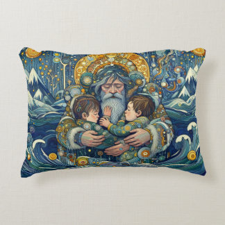 Almofada Decorativa travesseiro de Destaque "Noite Fria, Braços Fortes